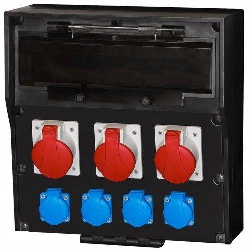 Gumový rozvádzač Lido 18S 16A/5P, 2x32A/5P, 4x250V