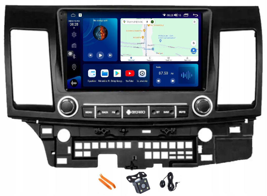 Rádio Android Navigácia Qled Carplay Lte 64GB Mitsubishi Grand Lancer 07-13