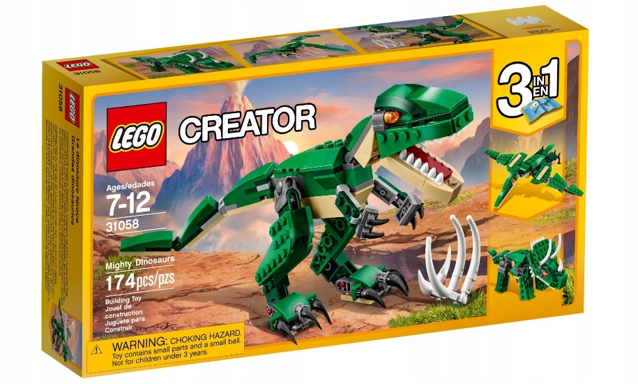 

31058 Lego Creator Potężne dinozaury 3w1