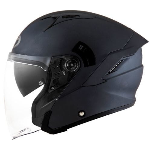 Motocyklová prilba Kyt Nf-j matná čierna Xs
