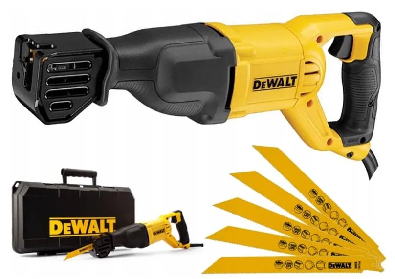 Pilarka szablasta Dewalt 1100W Zestaw brzeszczotów Lenox DWE305PKX