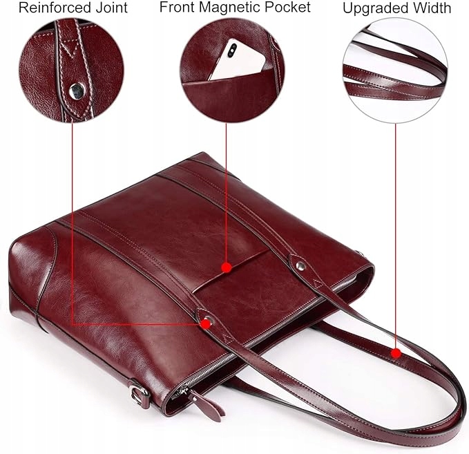 Torebka Damska Skórzana na Laptopa 15,6" Kod producenta 162n48