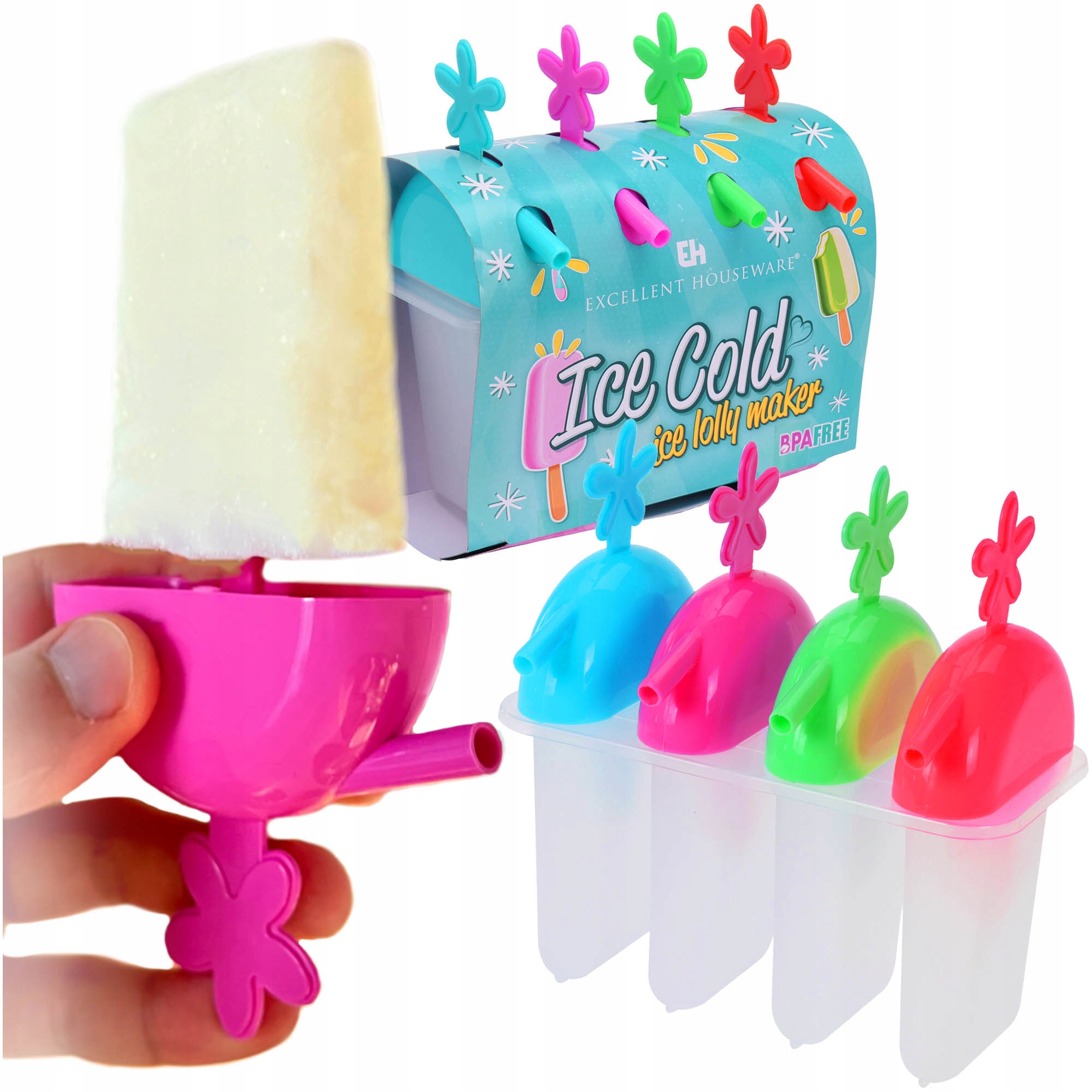 

Foremki Do Lodów Na Patyku Forma Foremka Rurka x4