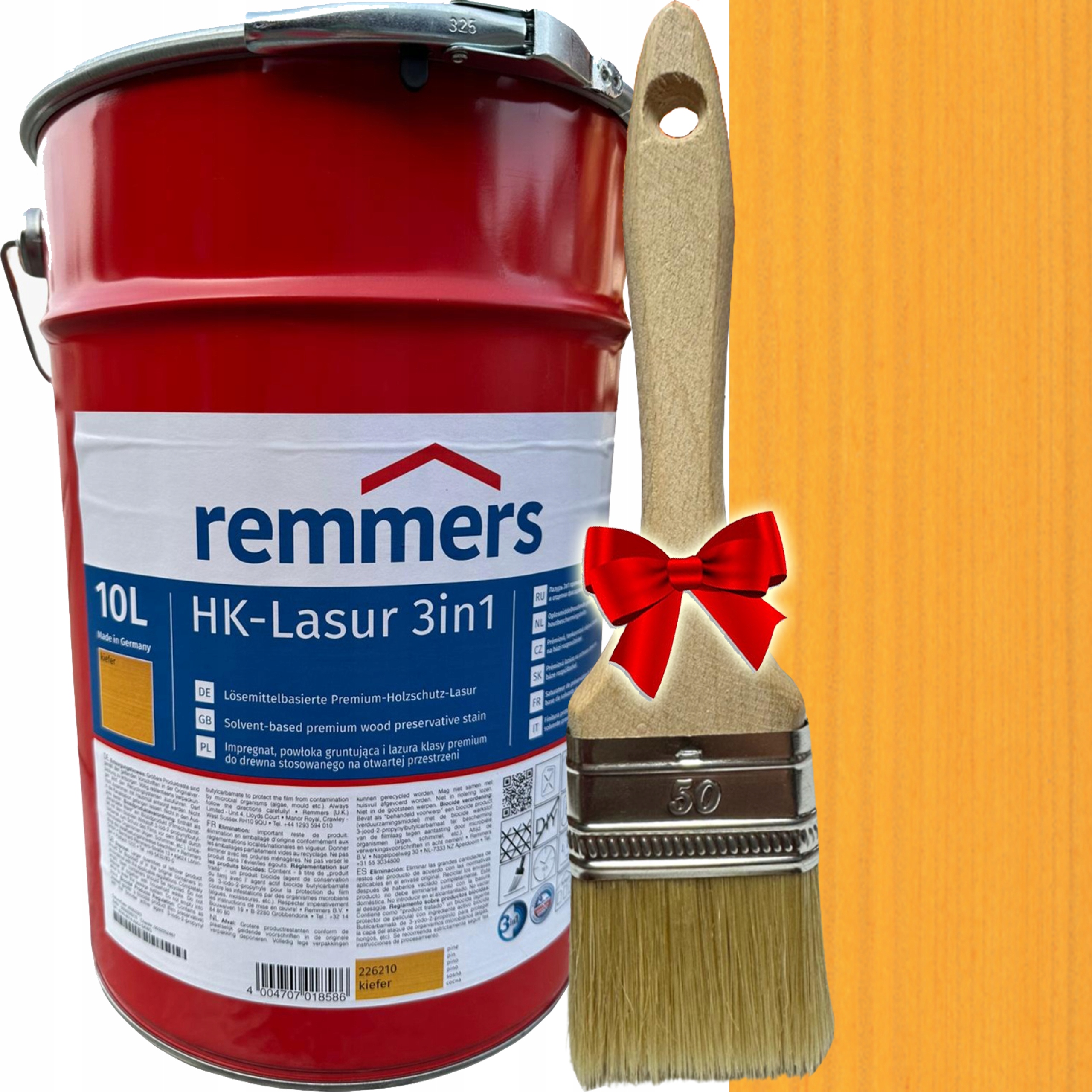 Remmers Impregnat do elewacji Hk Lasur Lazura 3w1 10L Sosna 2262