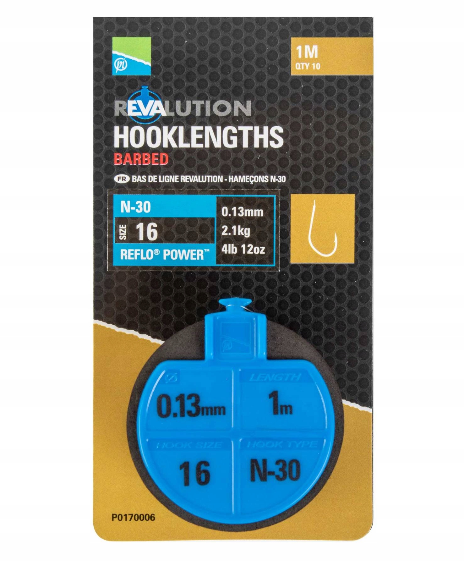 ZESTAW PRZYPONÓW PRESTON N-30 REVALUTION 14/0,15mm Stan opakowania oryginalne