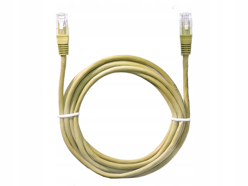 Patchcord U/utp 5e RJ45 RJ45 1 m zółty