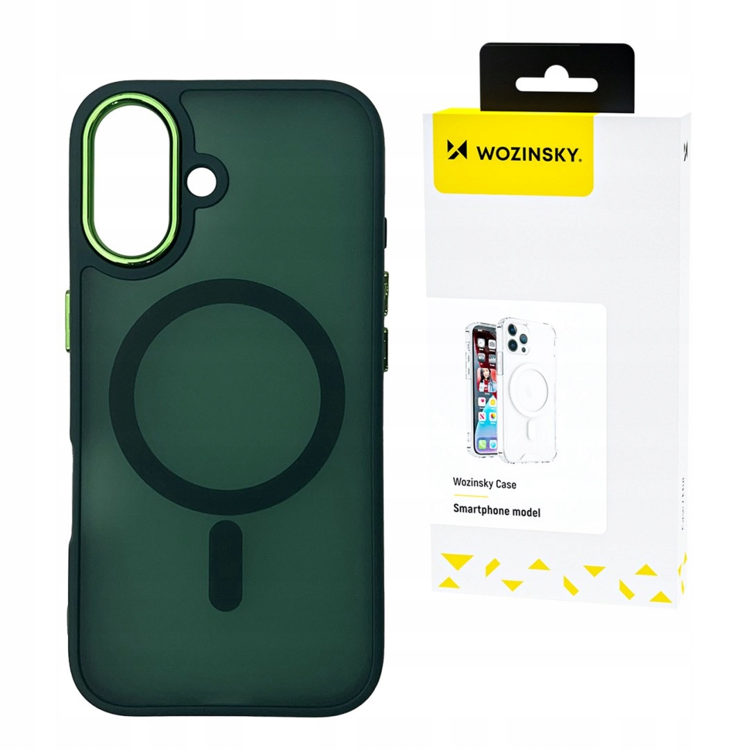 Etui pokrowiec na Samsung Galaxy S25+ Fashion Case MagSafe zielone