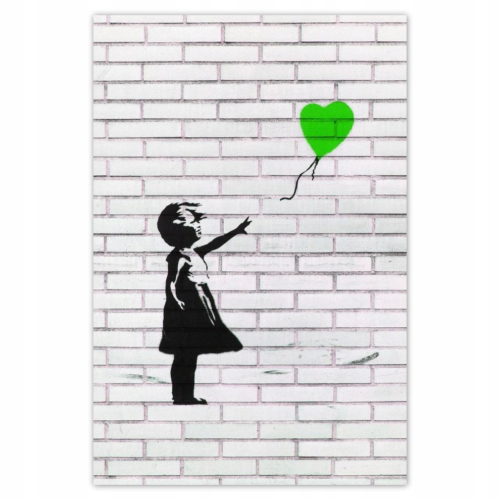 

Plakaty 40x60 Banksy Graffiti Balonik