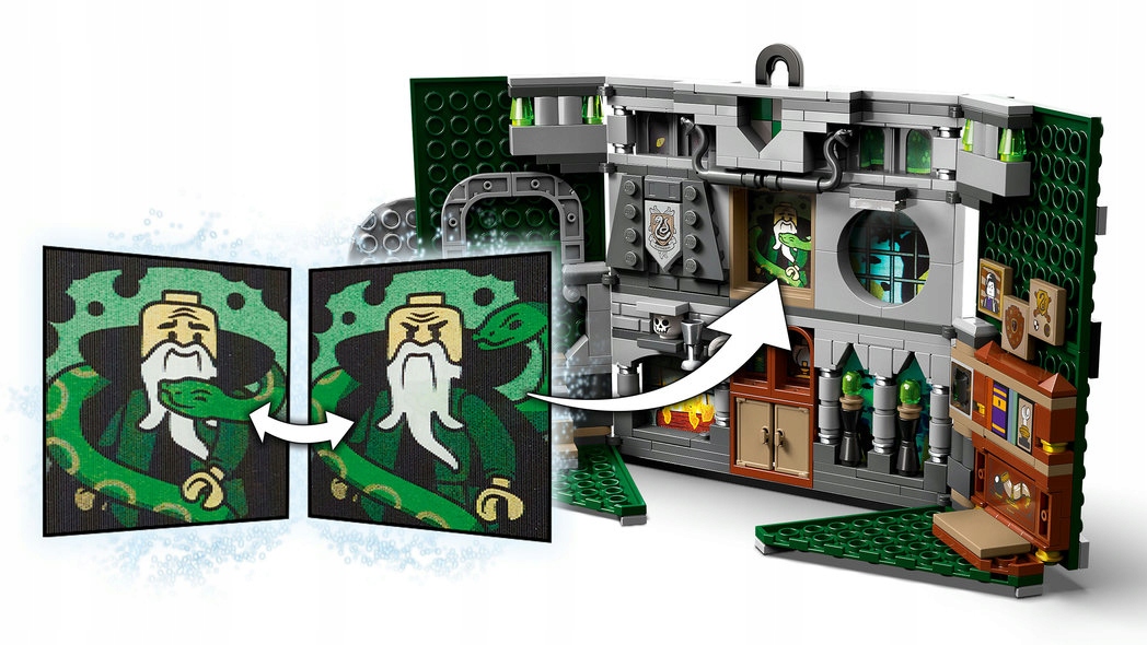 LEGO 76410 HARRY POTTER Książka Pokój Slytherinu Bohater Harry Potter