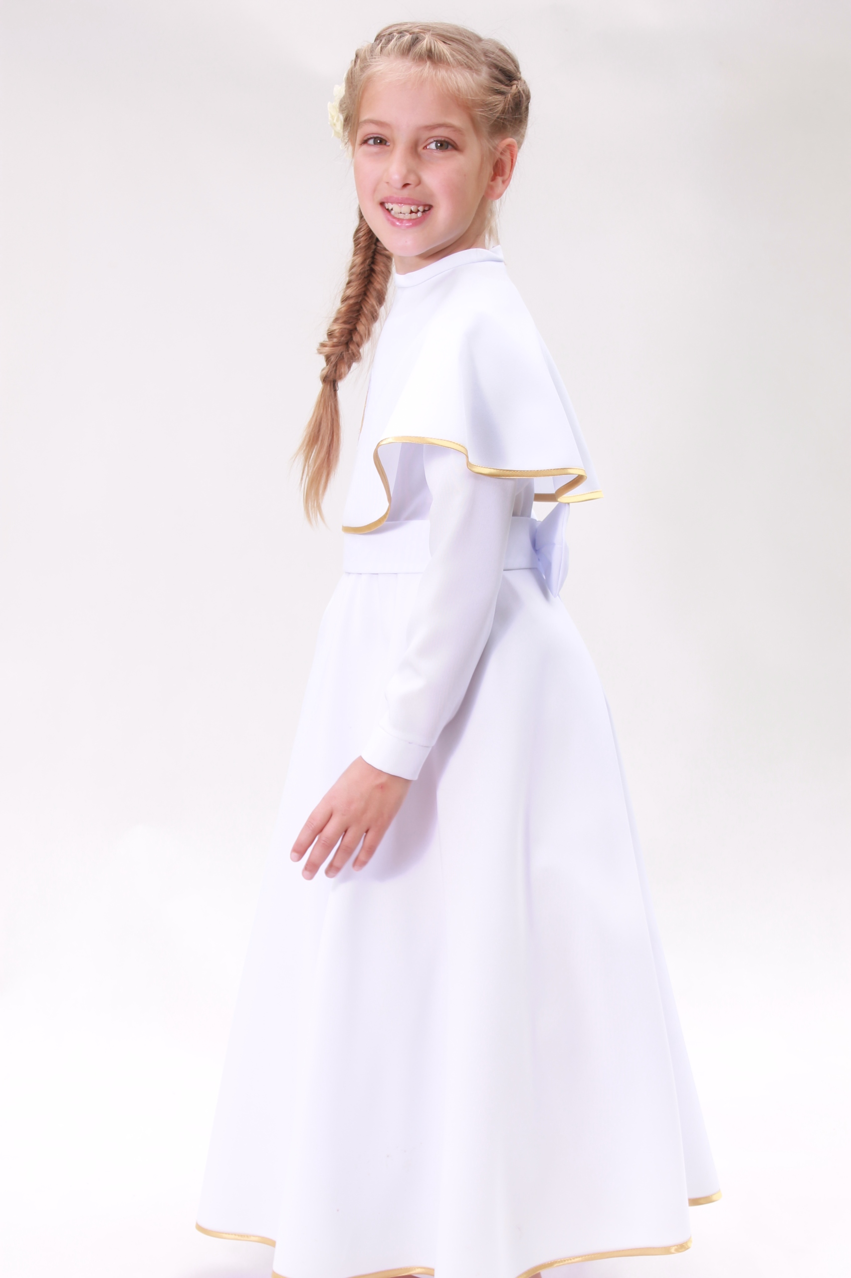 Alba komunijna dziewczęca SOMIR II rozm.152 M Materiał dominujący poliester