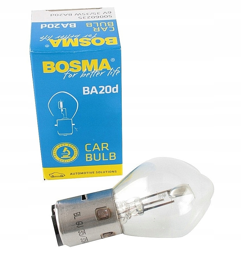 

Żarówka 6V 35/35W Ba20D Bosma do Lampy na przód S2