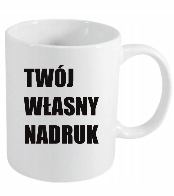 

Kubek Z Dowolnym Zdjęciem Grafiką Tekst