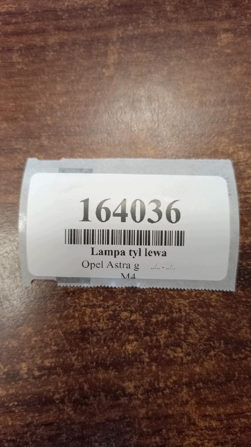 OPEL ASTRA G HB light left rear part 13110929