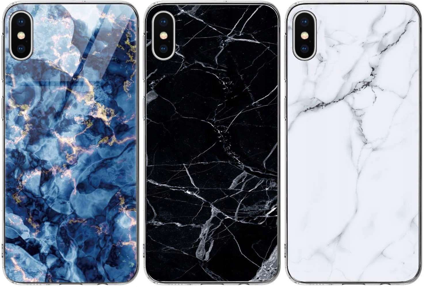 

Etui Matowe Do Iphone X Marmur Case + Szkło