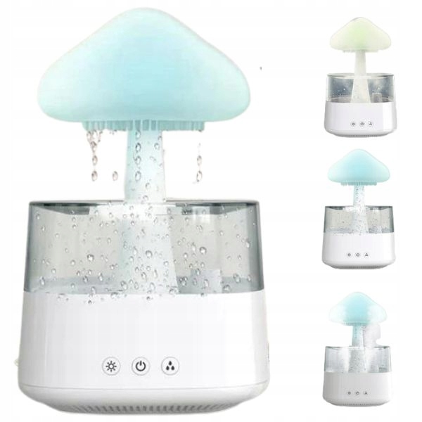 Difuzér 450 ml Zvlhčovač s Rgb Led lampou 5V, bílý