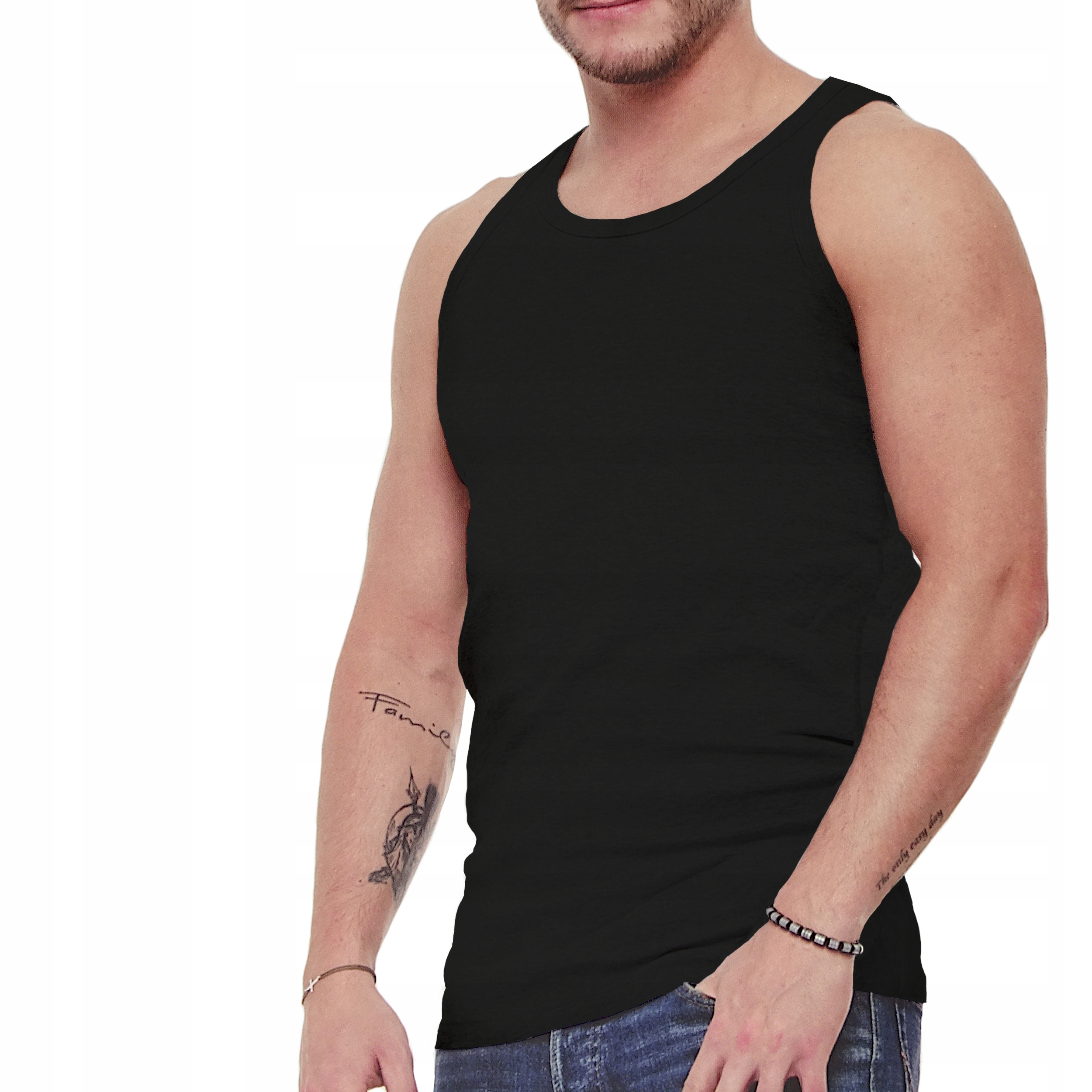 

Męski podkoszulek bawełna Moraj czarny 2XL