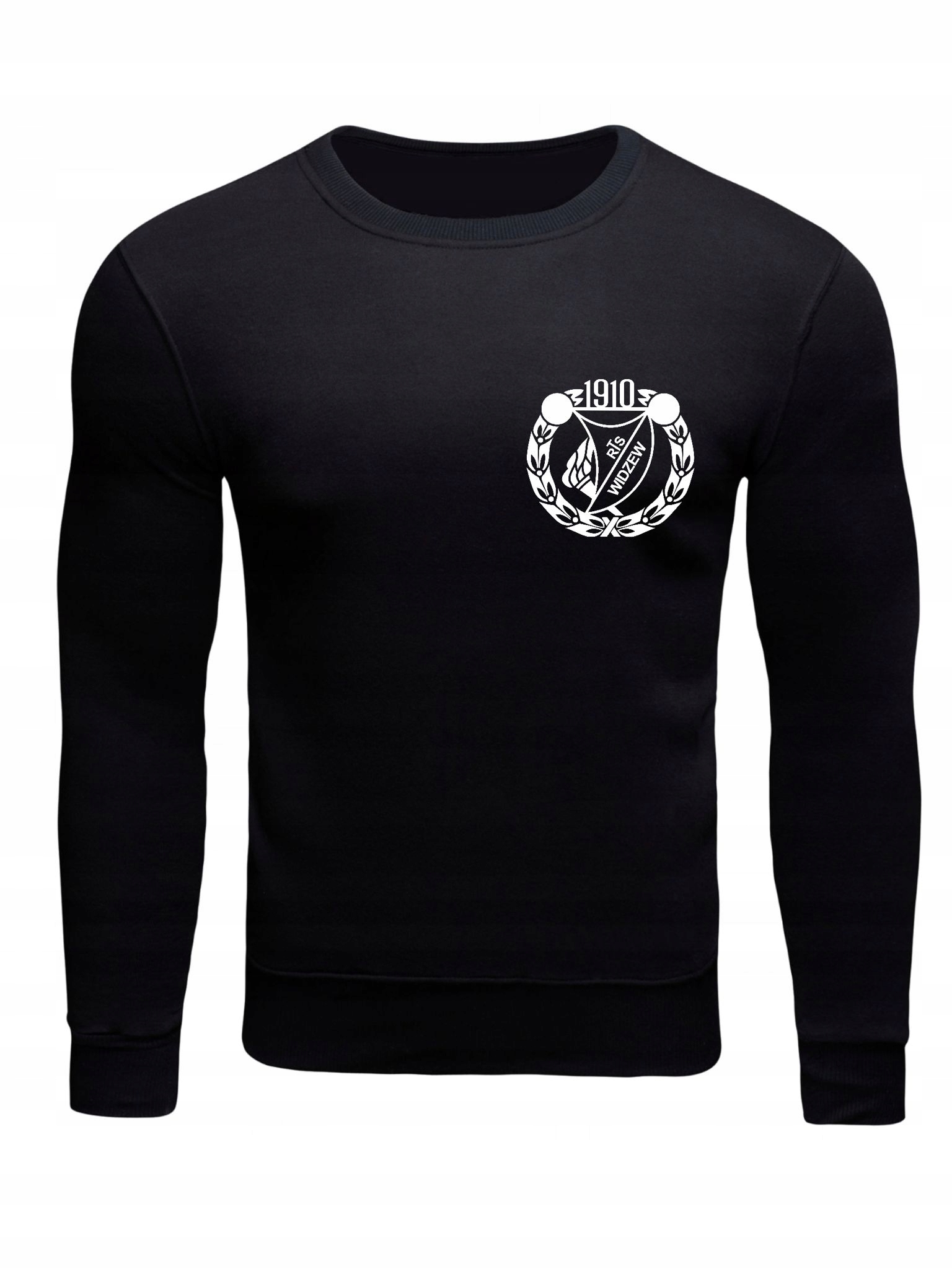 

Bluza Bez Kaptura Widzew Męska Czarna M