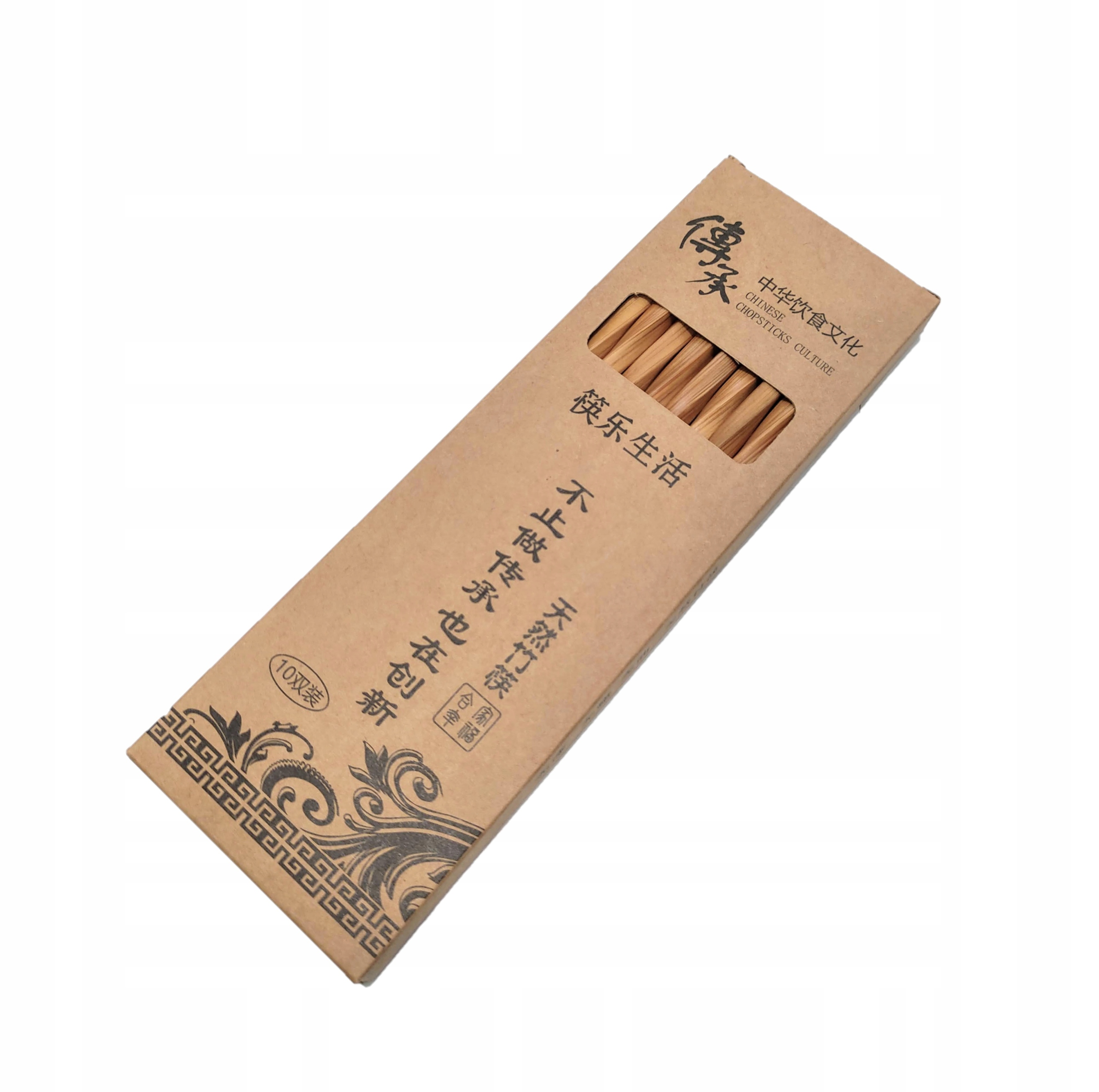 Bambus Skręcane pałeczki Sushi Wielorazowe 10 par