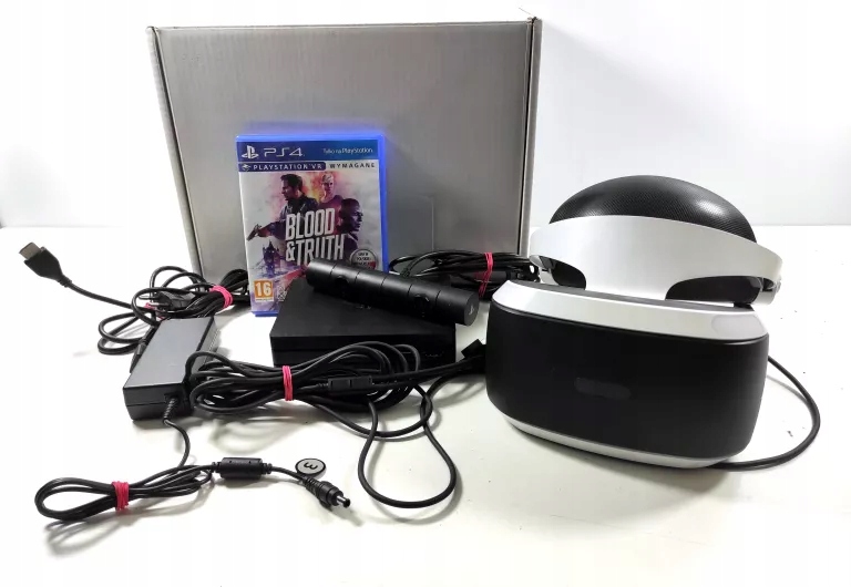 PLAYSTATION VR ZVR2 PS4/PS5 KAMERA 2 x MOVE 9 GIER NOWE