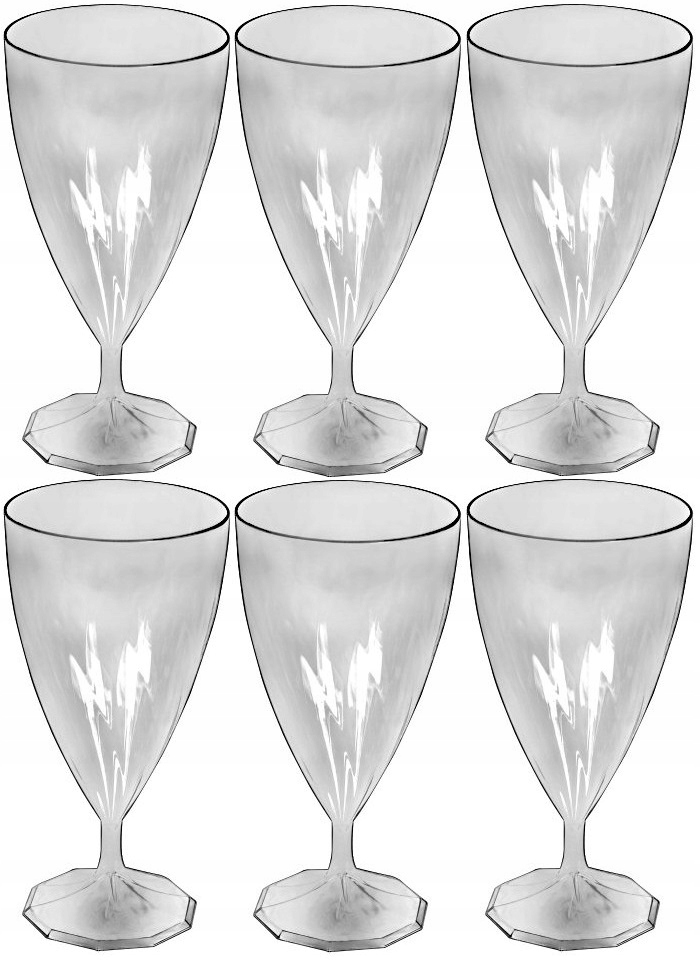 

Kieliszki do Wina Plastikowe Party 150 ml 6 szt.