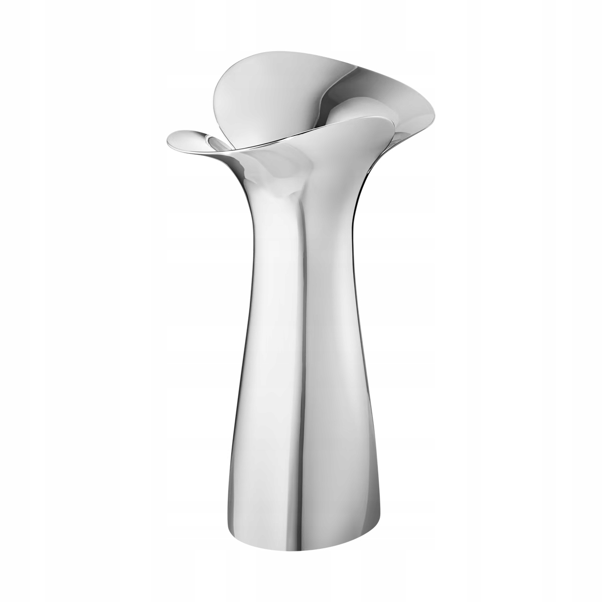 Georg Jensen Bloom Botanica Oceľový Váza na kvety 22 cm Strieborný lesk