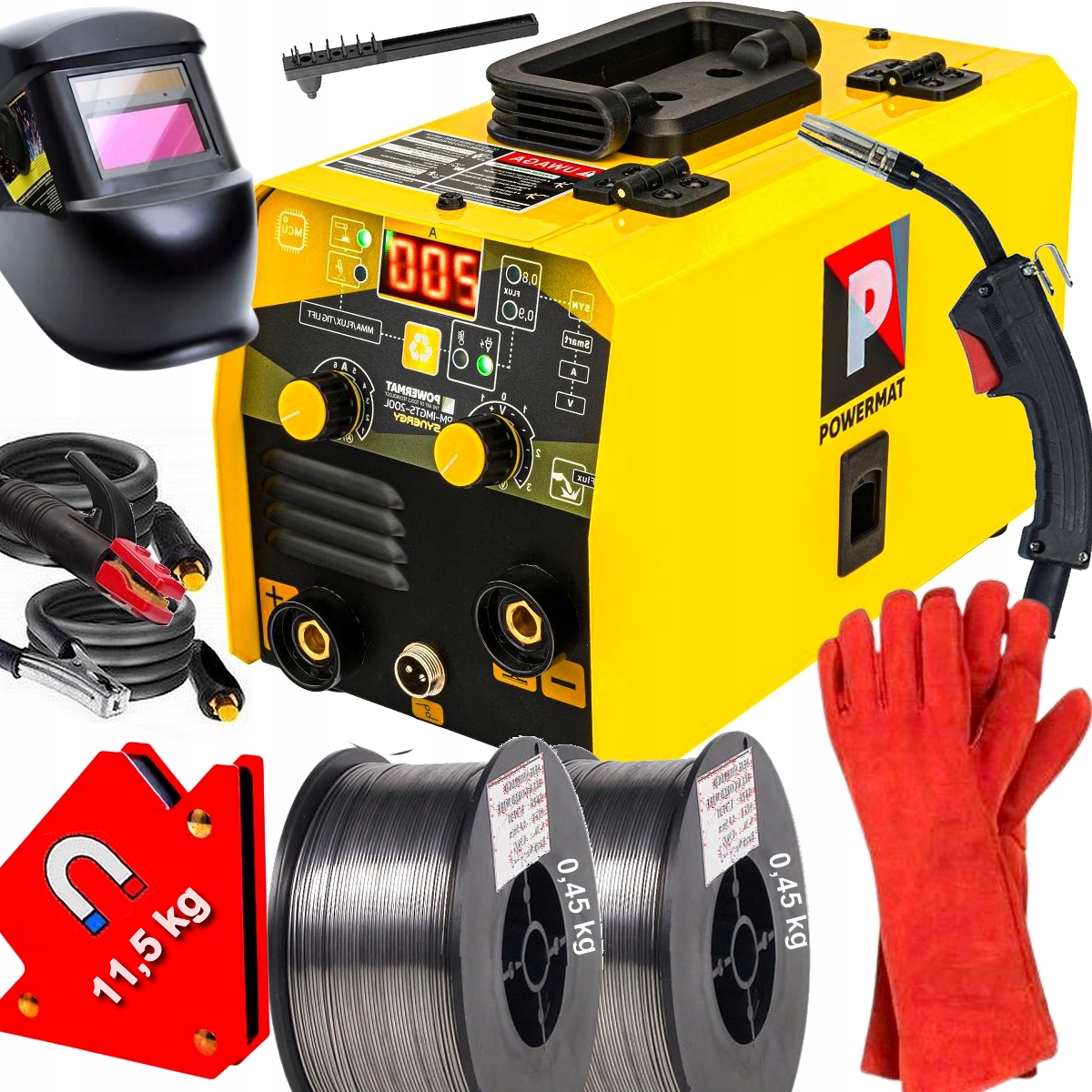 Spawarka Półautomat spawalniczy Migomat MMA,TIG LIFT SYNERGIA 200A 2x DRUT+