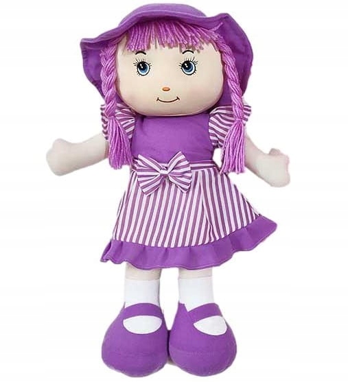

Lalka Duża Szmaciana 30CM Przytulanka Maskotka Róż