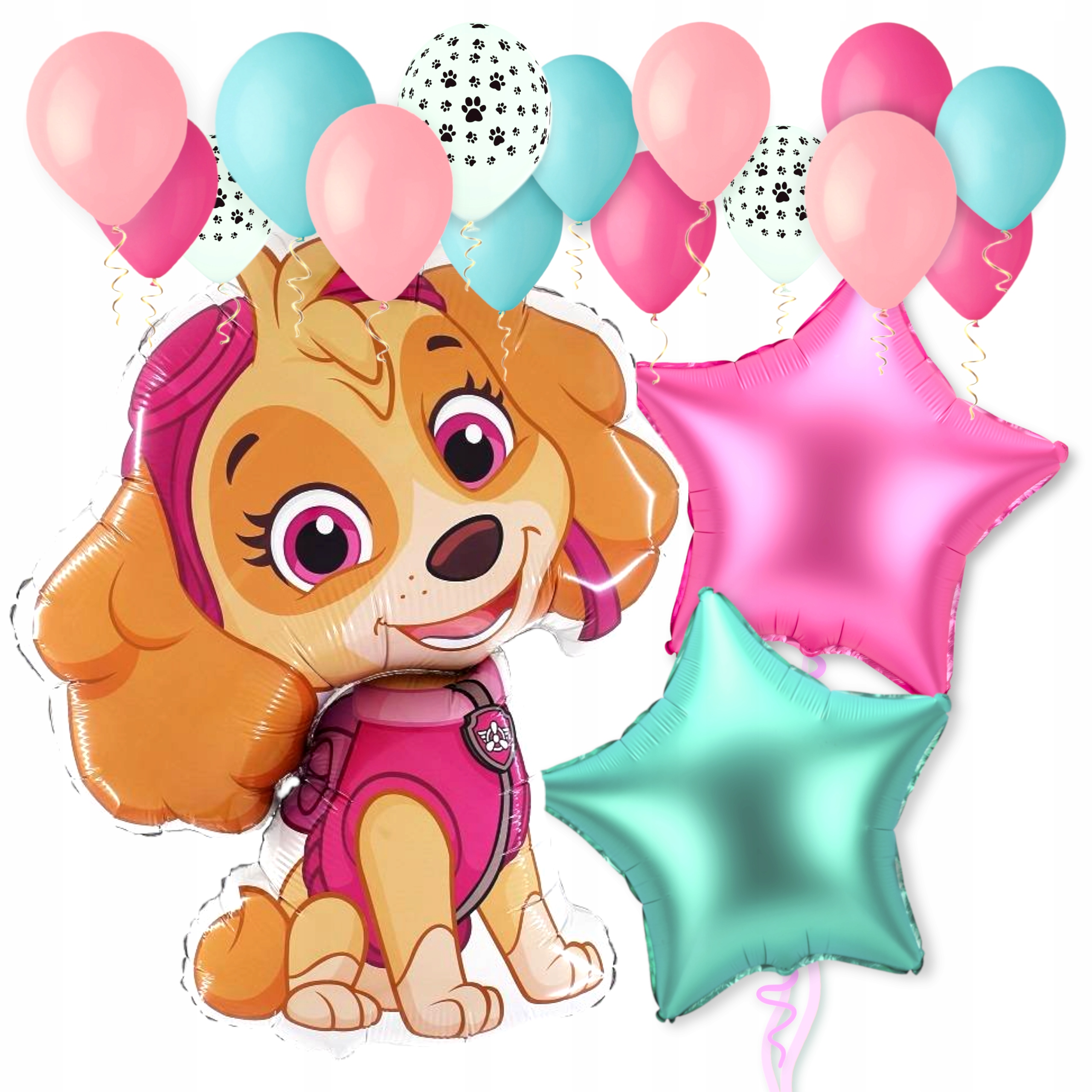 Zestaw Paw Psi Patrol Sky balony na Urodziny