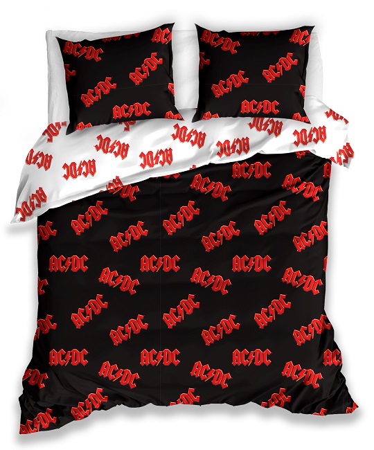 

Pościel 160x200 Bawełn Satynowa Acdc Ac/dc