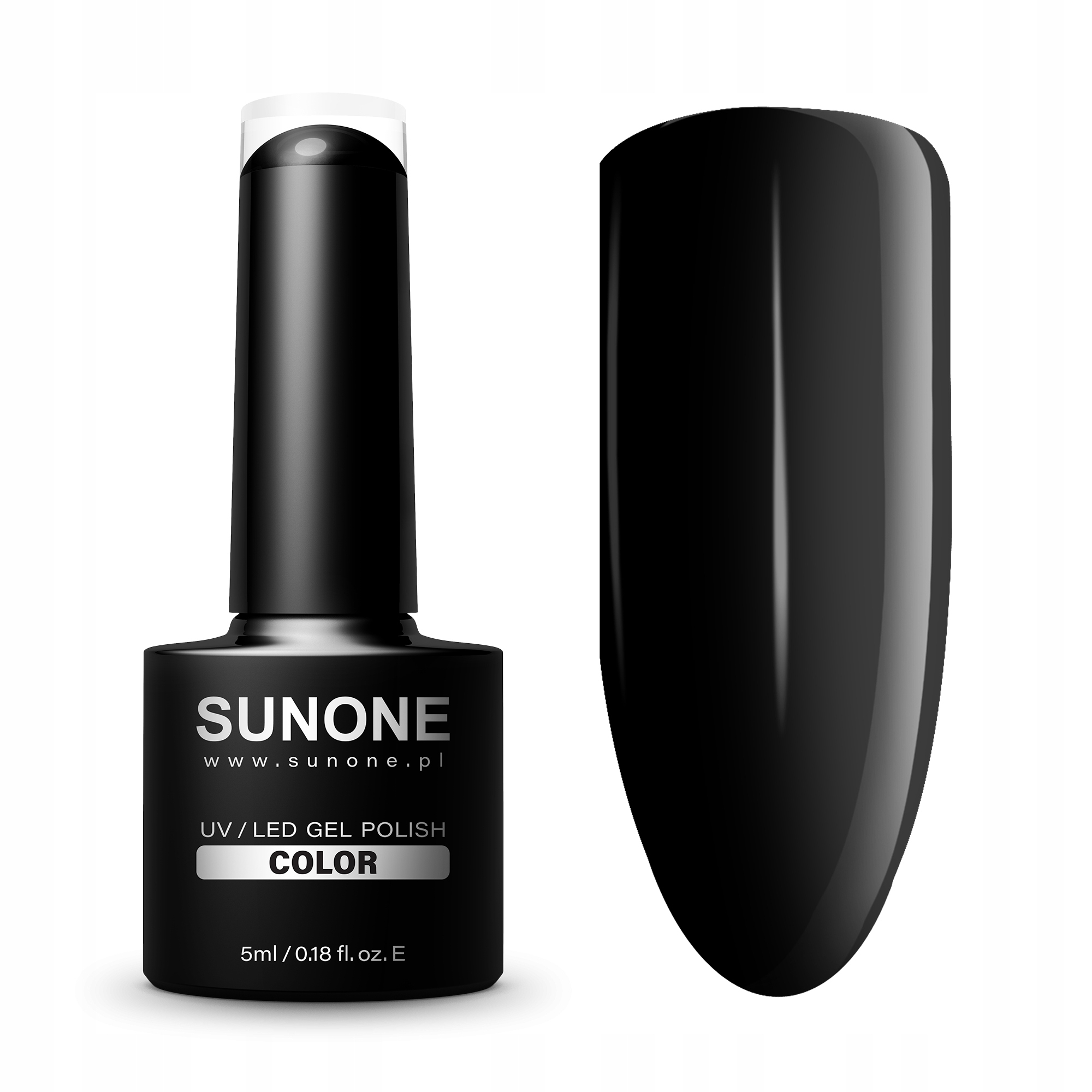 

SunOne Czarna Inez lakier hybrydowy czarny 5ml