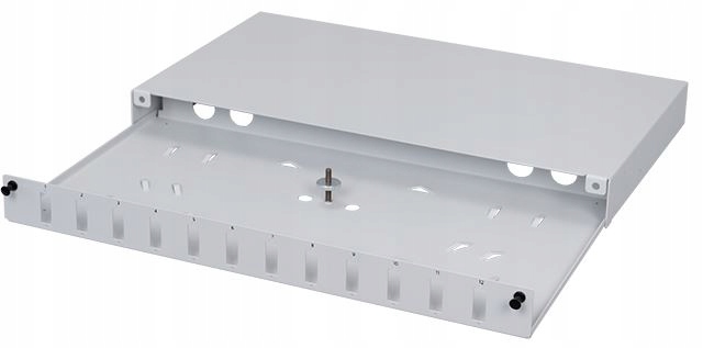 Přepínač 19" 1U 12xSC Duplex Šedý pevný