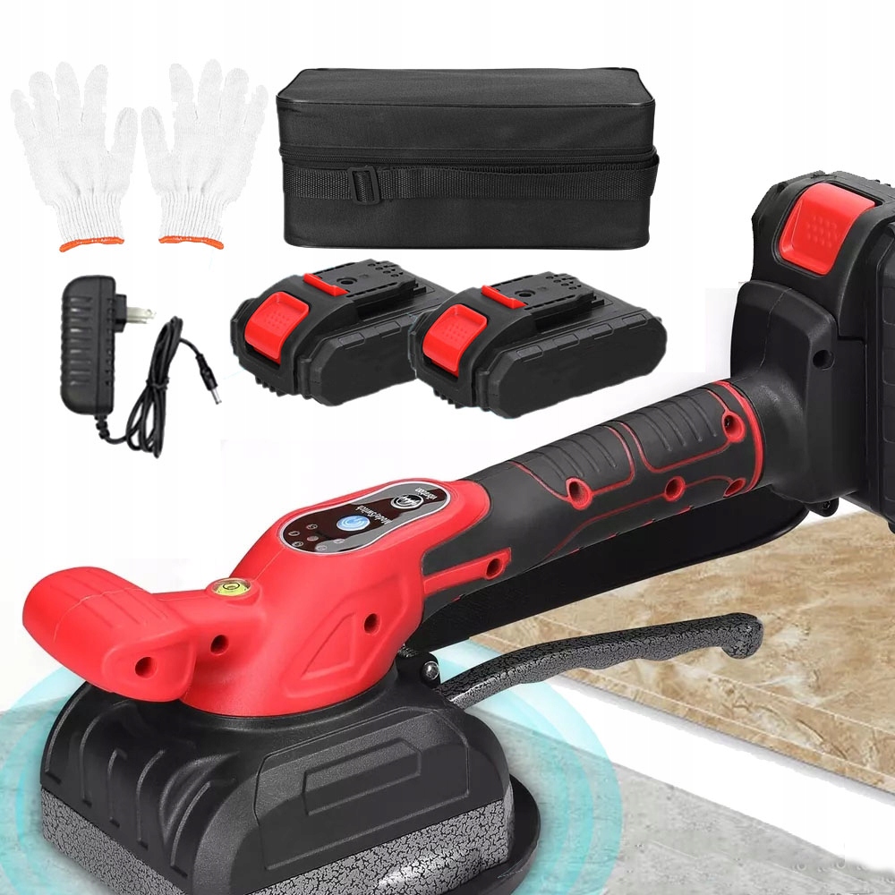 Profesionální Vibrátor Na Dlaždice 21V 50KG, Vakuový Úchop, 5 Úrovní LCD