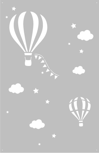 

Szablon Malarski Wielorazowy Tapeta Balony 1|86x56