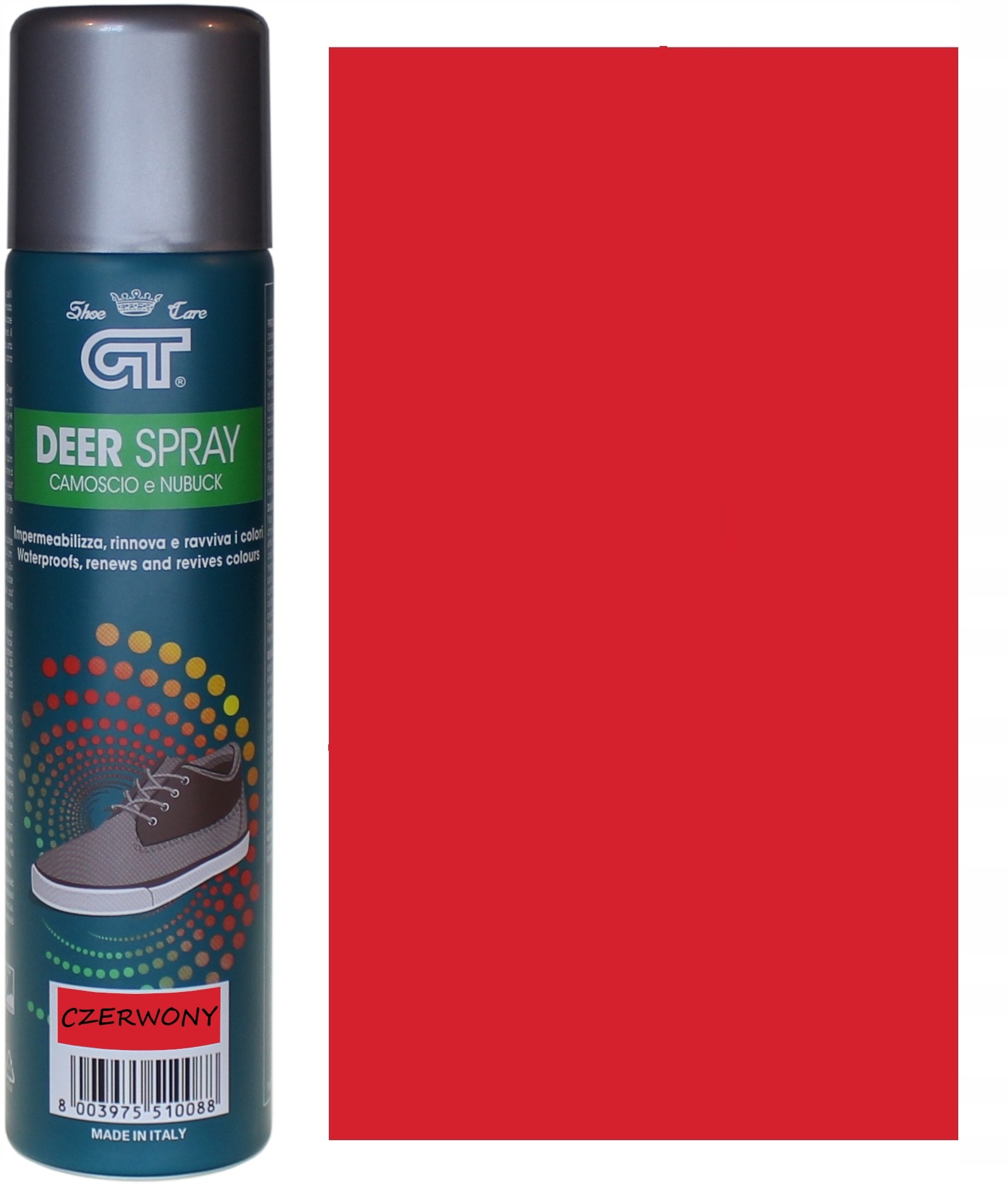 FARBA PASTA RENOWATOR SPRAY DO ZAMSZU NUBUKU BUTÓW