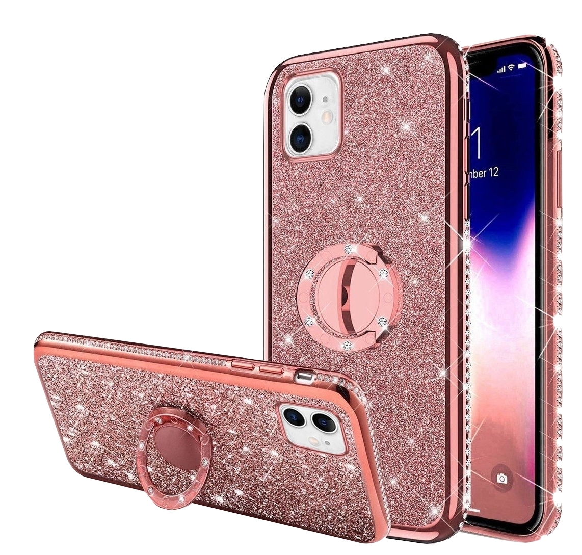 

Etui Brokat Do Iphone 11 Ring Case + Szkło