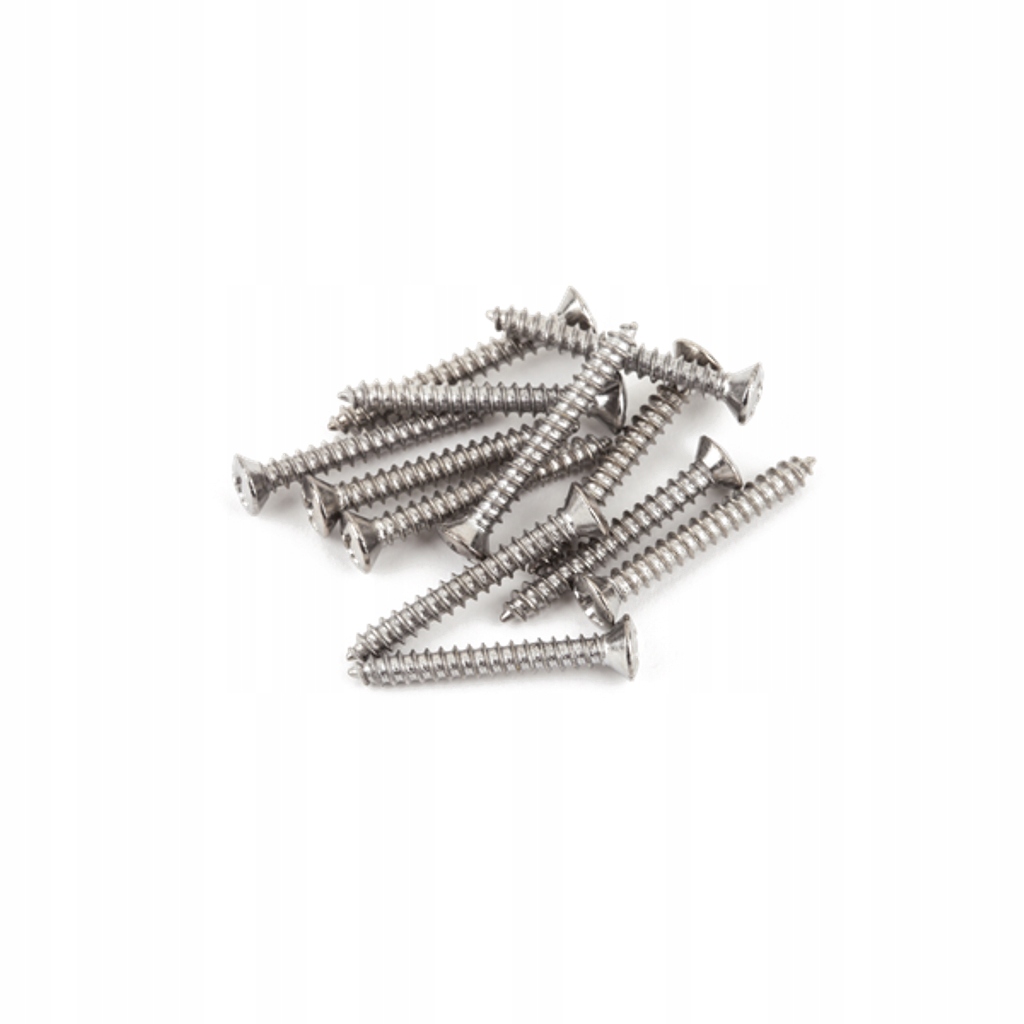 Wkrety montażowe do gitar Fender 12pcs chrom Usa