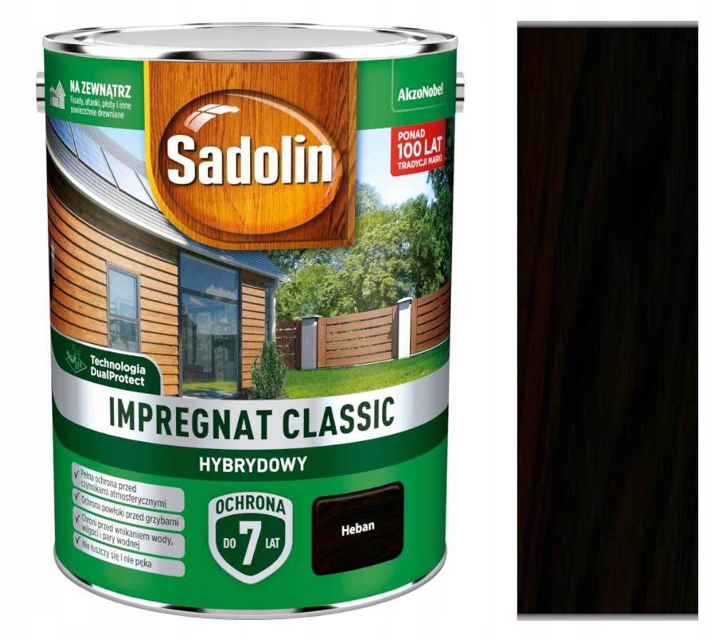 Sadolin Classic Impregnat 4,5L Heban