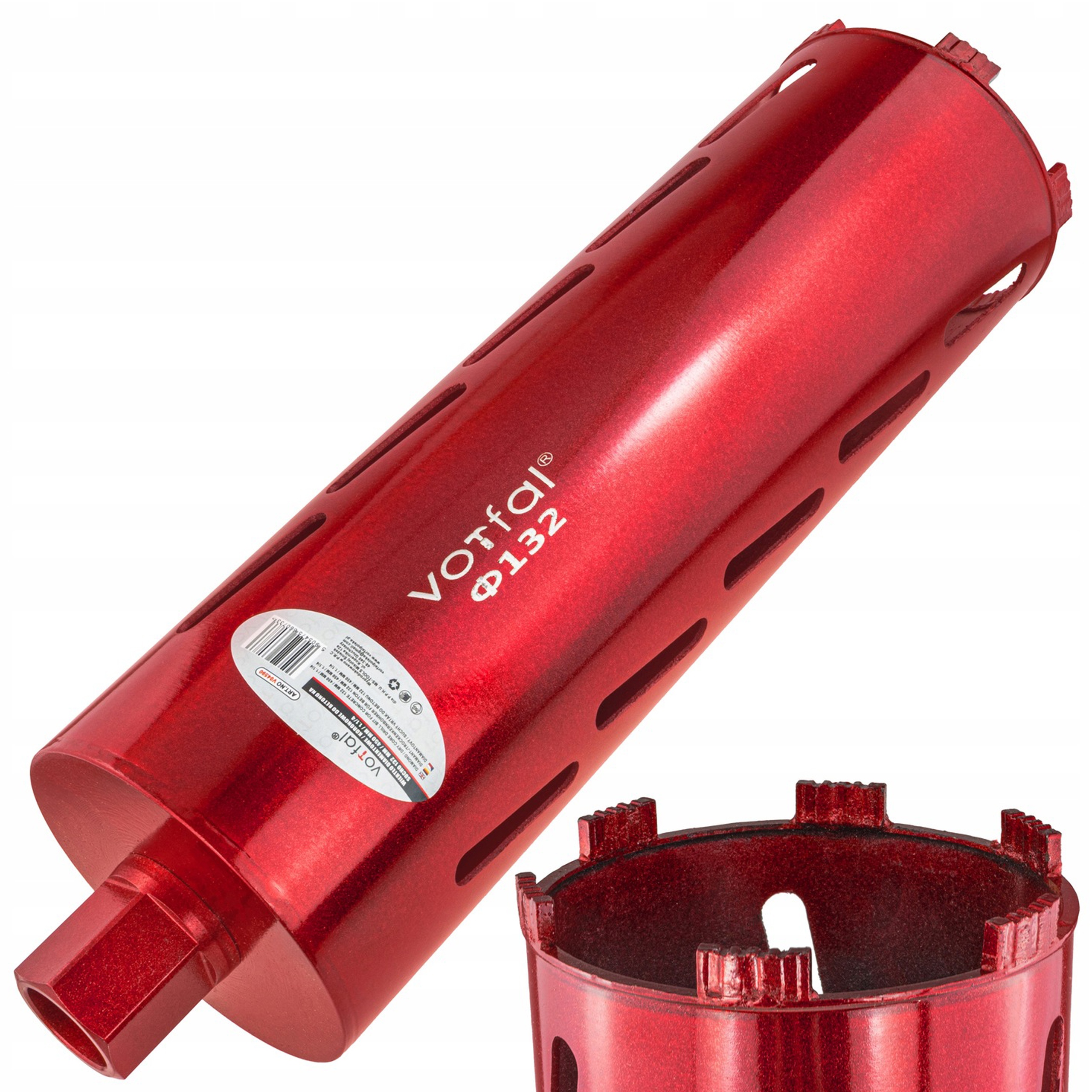 Wiertło Koronowe Diamentowe Koronka 132MM 1.1/4 Pro Do Wiertnicy Na Sucho