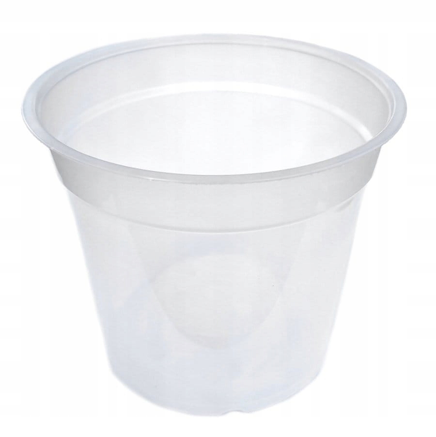 Doniczka do uprawy storczyka PRZEŹROCZYSTA 15cm Z PODSTAWKĄ Stan opakowania oryginalne