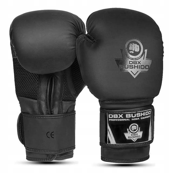 Bushido Rękawice Bokserskie Black Master mat Activ Clima B-2v12 12oz