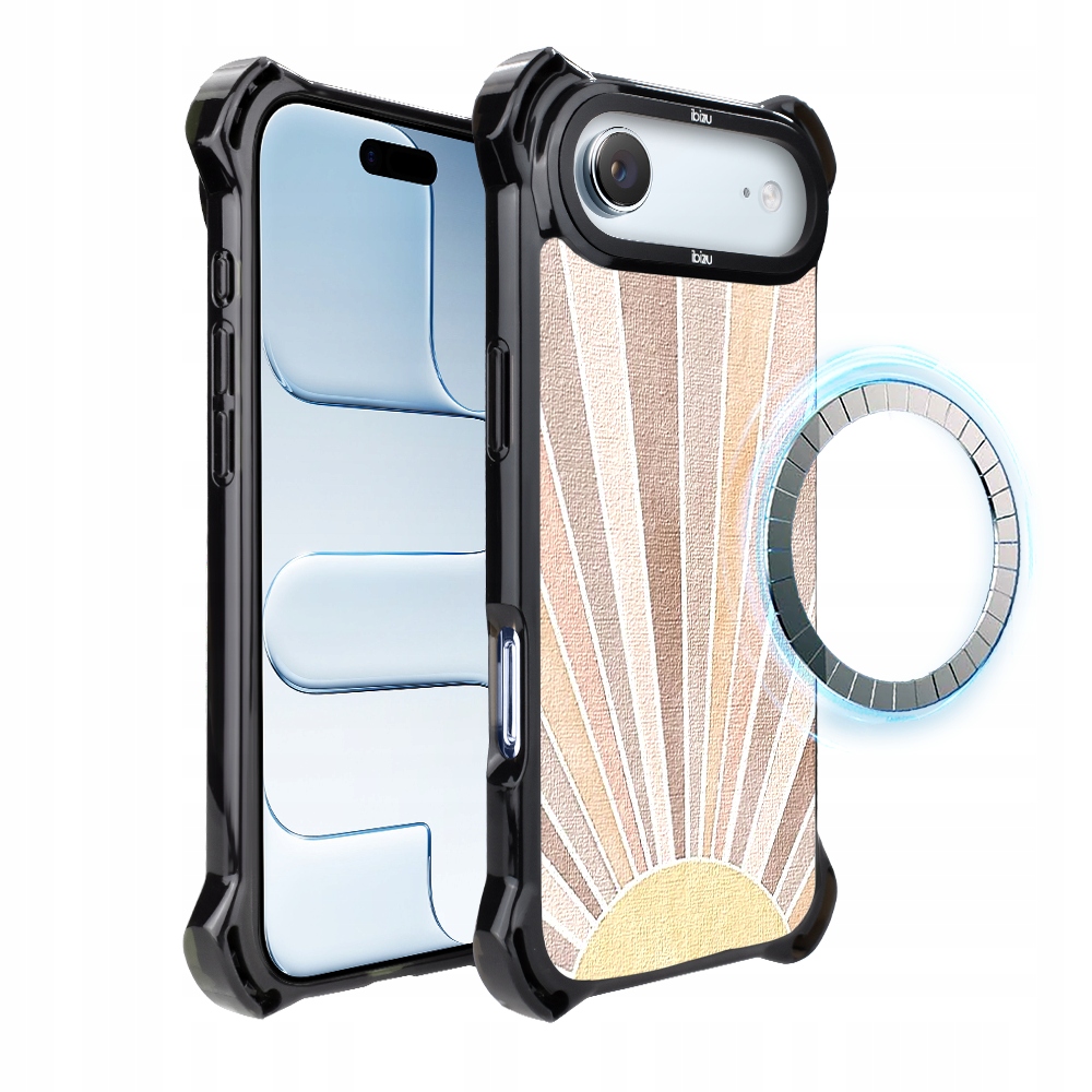 Pouzdro pro iPhone Air Ibizu DropGuard Ultra s MagSafe, Boho, Východ slunce