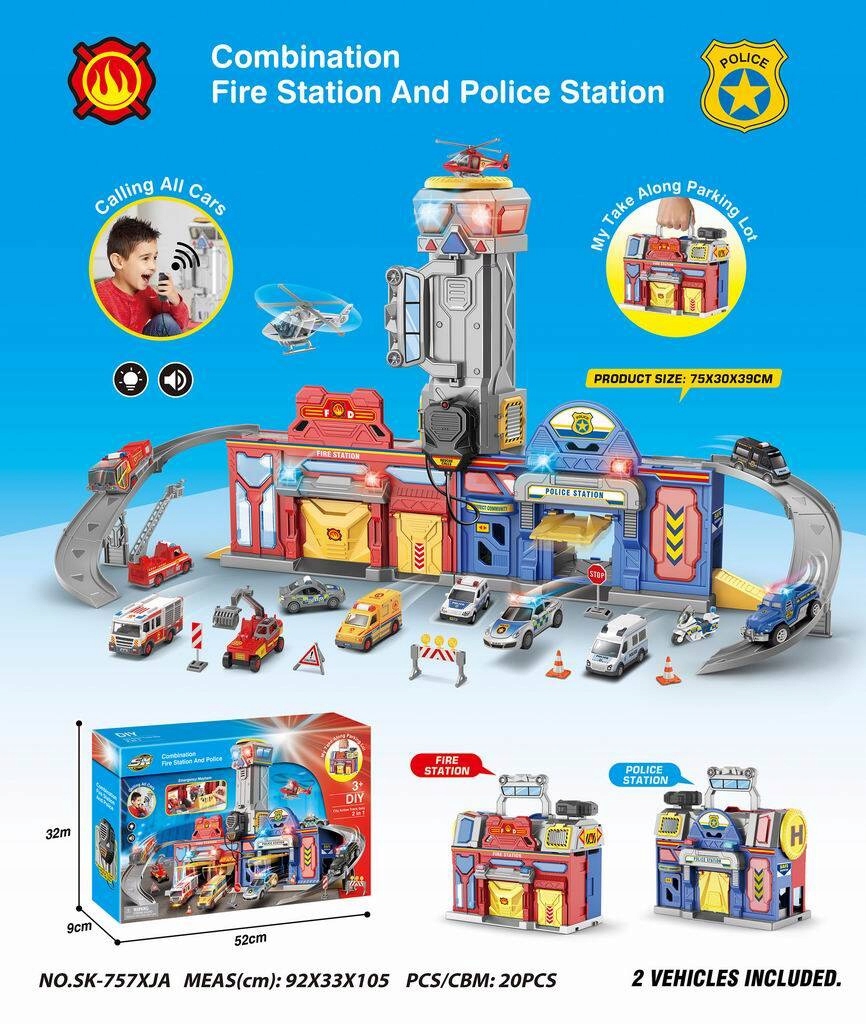 Parkovací sada SK-757XJA Policie a hasiči