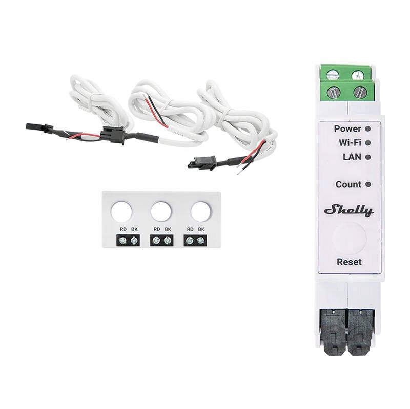 SHELLY Pro 3EM-3CT63 Naszynowy moduł pomiaru energii — 3