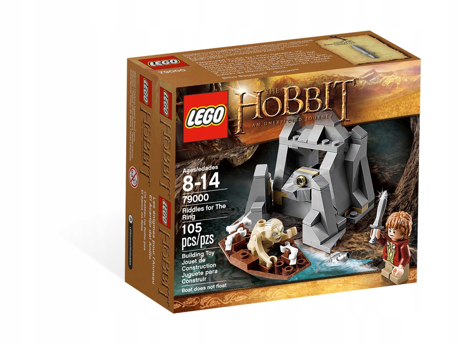 Lego 79000 Hobbit Zagadki pierścienia Gollum Smeagol Frodo Unikat