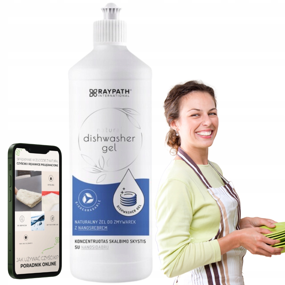 Levně Raypath Gel Do Myčky S Nanostříbrem Antibakteriální Univerzální Myčka 500 ml