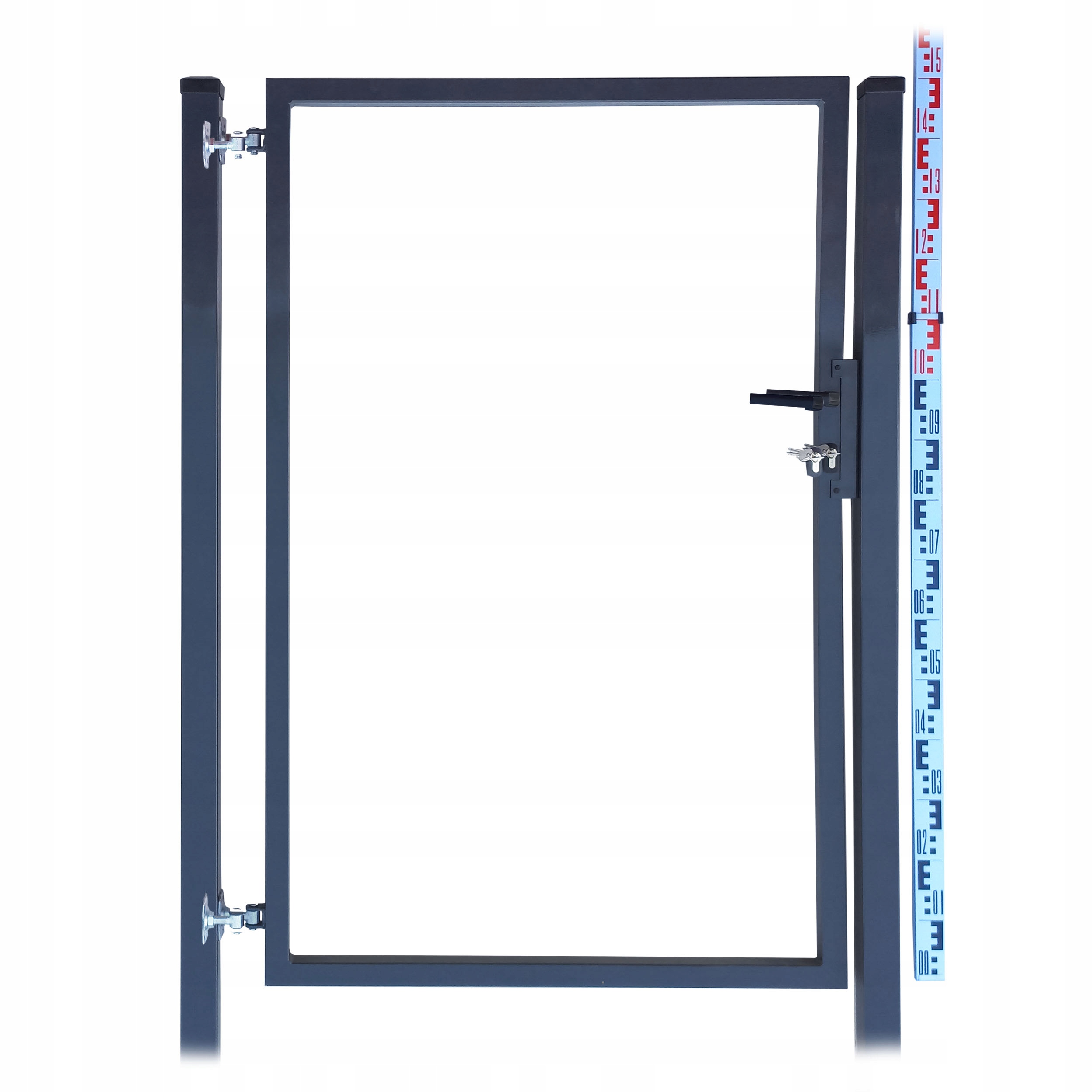 Bránka Rámeček pro štafle a panely 150 cm grafit RAL7016 Sloupky štafle