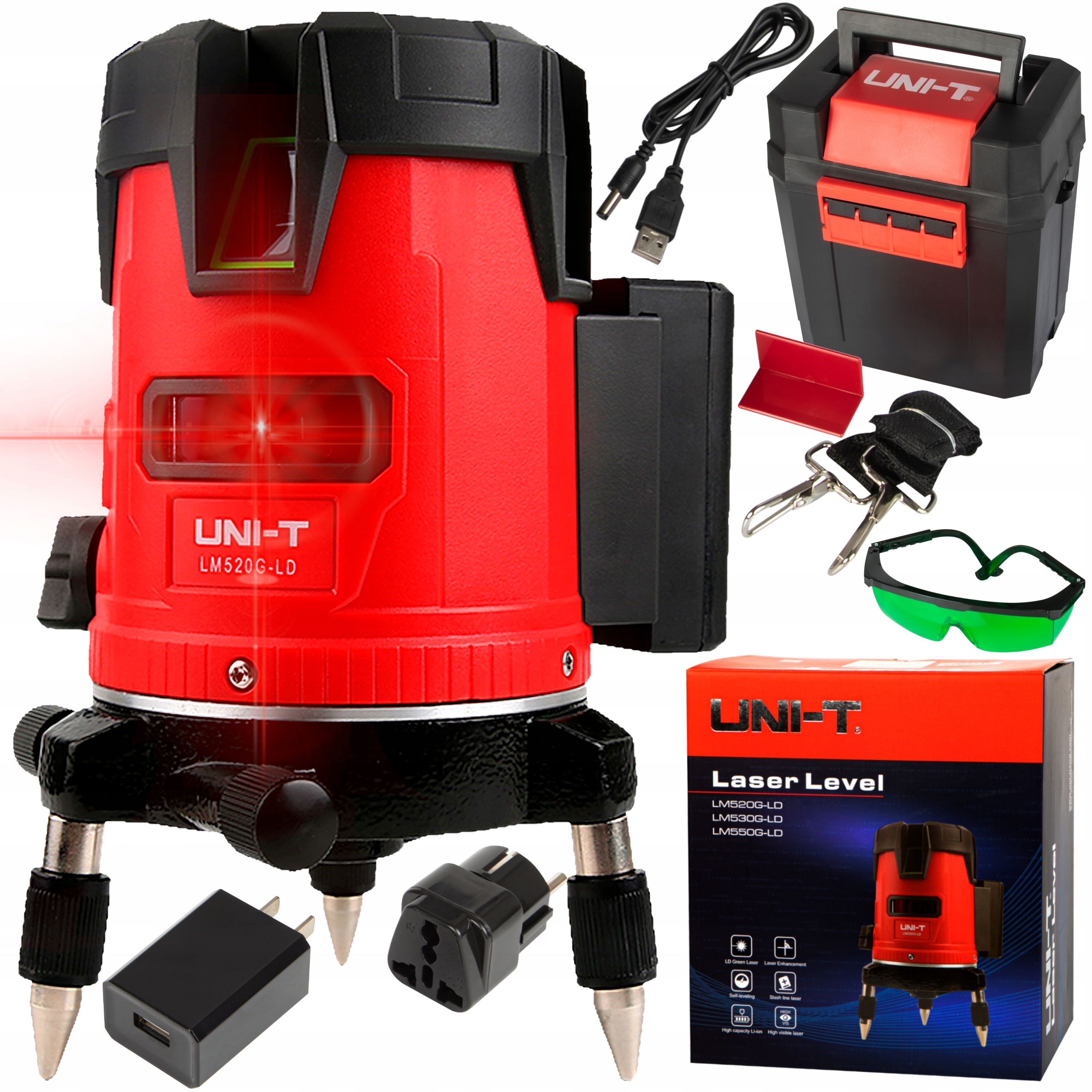 

Laser Krzyżowy Niwelator Poziomica Laserowa Zestaw
