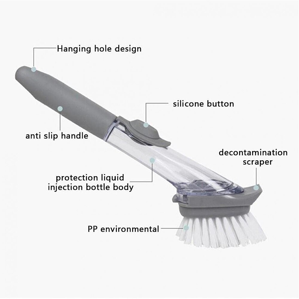 Replaceable Cleaning Brush With Refill Liquid Marka Inna