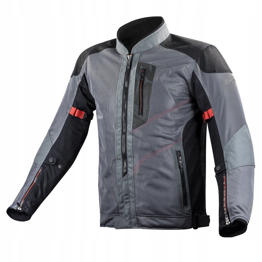LS2 Alba Dark Grey Men pánska letná vetraná motocyklová bunda 3XL