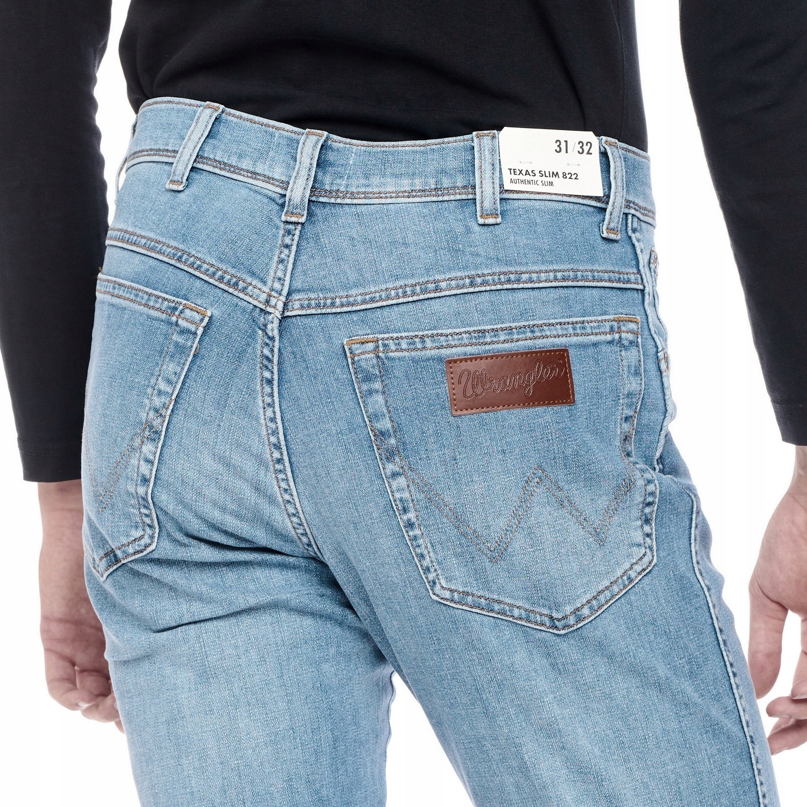 WRANGLER TEXAS SLIM LIGHT STRIKE W12SQ148S 38/30 Rozmiar 38/30